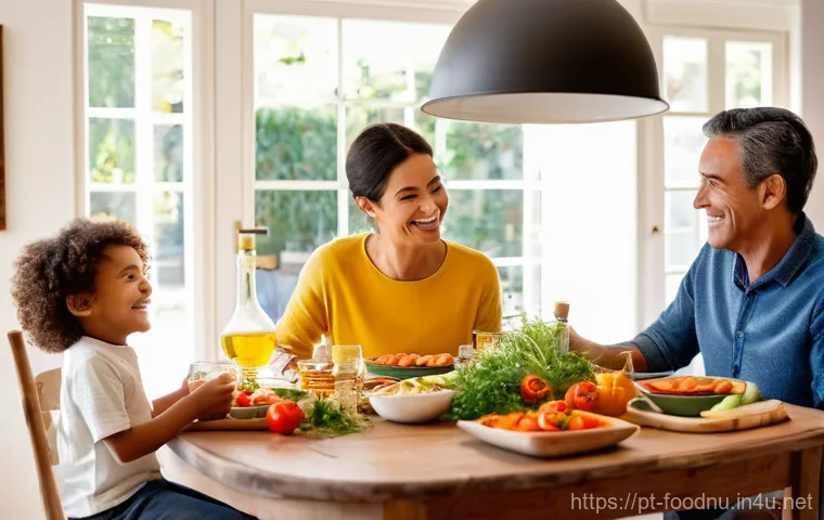 운동과 영양학 - **Prompt:** A diverse group of active individuals, men and women of various ages, enjoying a brisk w...