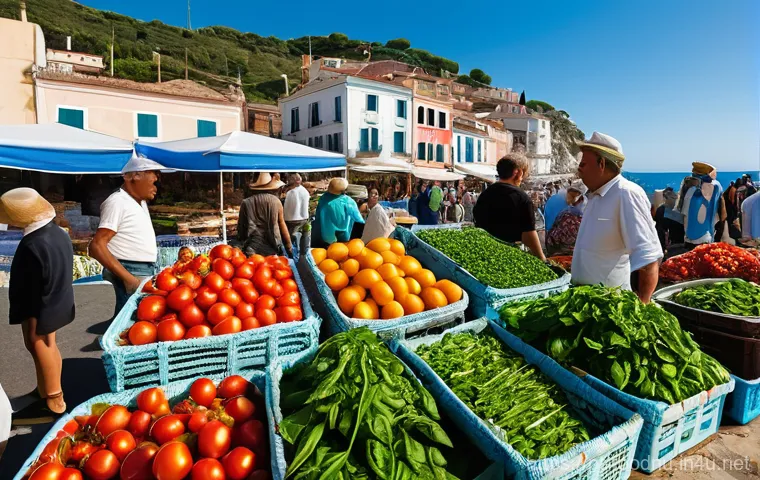 지중해식 식단과 건강 효과 - **The Golden Elixir: Olive Oil in a Traditional Setting:**
    A close-up shot capturing a hand, pos...