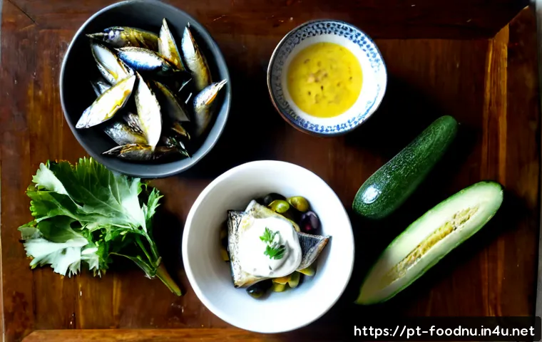 저탄수화물 식단과 장 건강 - Photorealistic overhead kitchen scene of a low-carbohydrate, gut-friendly meal arranged on a rustic ...